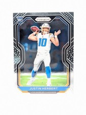 Panini 2020 Prizm Football Justin Herbert Rookie Base Set #325 Chargers picture