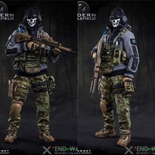 Flagset Modern Battlefield End War X Ghost 1/6th Collectibles Action Figure New picture