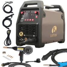 LOTOS MIG225SP MIG Welder, with Aluminum Spool Gun, 6 in 1 MIG Welder, 120/240V picture
