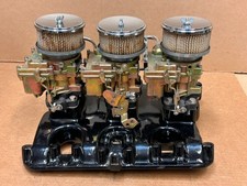 1953-56 Dodge 241 270  Hemi 3x2 Tripower Intake Manifold & Carbs Restored RARE picture