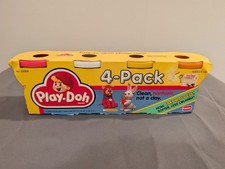 Vintage 1991 Playskool Play-Doh 4-Pack Toy Unopened (Red, Yellow, White, Orange) picture