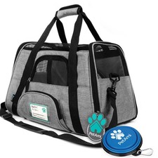 Pet Carrier Bag Travel Case Airline Approved Soft Sided Comfort Bag for Cat Dog picture