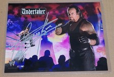 Undertaker Signed 8x10 Photo Auto WWE w/COA picture