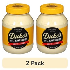 (2 pack) Duke's® Real Mayonnaise, 30 oz Jar, Smooth & Creamy Mayo picture