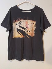 Bay Island 100% Cotton Korn Graphic Print T-Shirt Faded Black Size XLarge XL picture