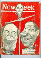 1968 Newsweek Magazine: Nixon, Humphrey, Wallace picture
