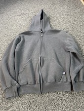 Vintage Russell Athletic Full Zip Hoodie Men’s Size Small Gray picture