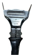 Corning Ware Twist Lock Detachable Casserole Handle Vintage Black Perma-Handle picture