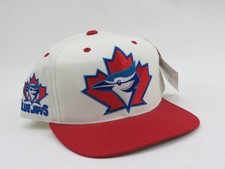 New Deadstock VTG 1990s Toronto Blue Jays LOGO 7 Retro Snapback MLB Baseball Hat picture