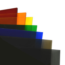 Transparent Colored Acrylic Plexiglass Sheet, Choose Size, Thickness, and Color picture