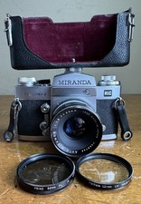 Miranda Sensorex II RIC 35mm SLR Film Camera w/ 50mm Auto Lens picture