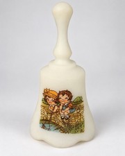 Vintage 1984 Fenton Campbell Kids Bell Campbell Soup Co Advertising Collectible picture