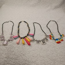 Lot Of Four Vintage Costume Necklaces  picture