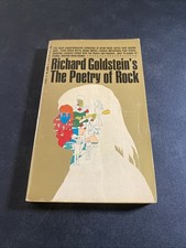 1969 Richard Goldstein's The Poetry Of Rock Bantam Paperback B12 picture