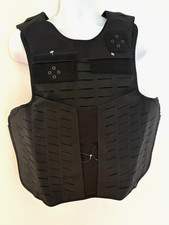 SAFARILAND V1 SO AWS Armor Carrier Side Open M LONG 2217-2018 Black Laser Molle picture