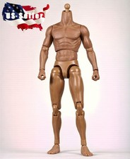 1/6 Male Muscular Body African Dark Skin 12