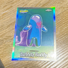 Topps 2025 Chrome SpongeBob SquarePants Bubble Buddy #35 Refractor picture