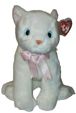 Ty Large Plush Beanie Buddy - FLIP the White Cat 9.5