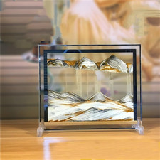 Moving Sand Art Picture (12 * 10 In),3D Hourglass Deep Sea Sandscape,3D Desktop picture