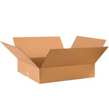 Flat Shipping Boxes Pack of 10, 28L x 24W x 6H, Storage, Packing, Moving Supplie picture