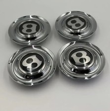 4pcs Set Bentley Flying Spur Wheel Caps Self Levelling, Floating B Caps Chrome picture