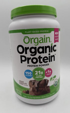 2/27 Orgain Organic Vegan Protein Powder, Creamy Chocolate Fudge - 21g Plant Pro picture