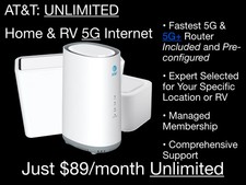 AT&T 5G+ & 4G LTE UNLIMITED Data 5G Home Internet RV WiFi Router $89/month Wi-Fi picture