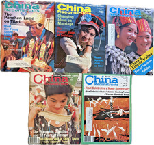 Five Vintage China Reconstructs Magazine Issues 1988-1989 picture