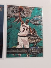 kevin garnett lot 3 card fleer metal universe  rookie lot picture