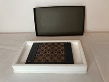 Vintage Aachen Germany Design Double Sided Travel Chess Game Board + Maze w Box picture