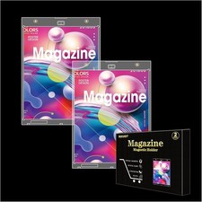2-Pack Magazine Book Magnetic Holder One Touch Magazine Protector picture