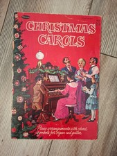 Two Vintage Christmas Piano Music Song Books plus a new Chrismtas song book picture