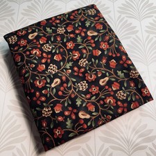 Cherry Hill Sampler by Kathy Schmitz for Moda Fruit Flowers on Black ~ BTY picture