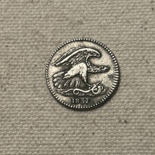1837 Feuchtwanger Cent Hard Times Token picture