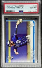 2019 Topps Chrome Fernando Tatis Jr. Rookie RC #203 PSA 10 picture