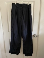 Obermeyer Women’s Black Snow Pants Size 10 Petite Short Excellent Condition picture