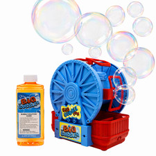 3-in-1 Big Bubble Machine for Kids Giant Bubble Maker Toy Bubble Solution Incl picture