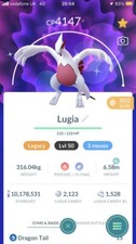 Pokémon Trade Go Level 50- Shiny Lugia With 3 Moves With Legacy Move Aeroblast picture