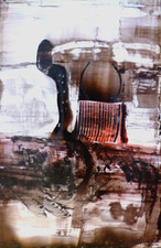 Jean-Pierre Vielfaure Acrylic on Paper Signed Abstract Art Abstract Art Art Art picture