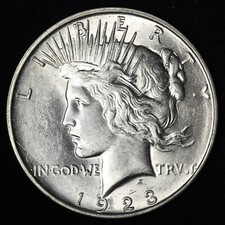 1923-D Peace Silver Dollar BU *UNCIRCULATED* MS E392 DRCZT picture