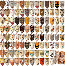 Huhumy 100 Pcs Cowboy Dog Bandanas Bulk Pet Western Bandanas for Dogs picture