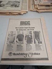 Vintahe Newspaper Philadelphia Daily News Aug 25 1989 Comics Ads Incomplete picture
