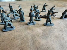 1/72 WWII German Army troops Soldier 20pcs Colored Finished Model New picture