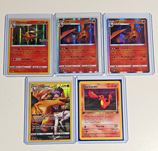 Pokemon TCG Pokemon GO 5-Card Holo Foil Lot Charizard Charmander 017/78 picture