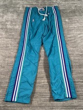 Vintage Charlotte Hornets Pants Mens Small Blue NBA Champion Tearaway 90s picture