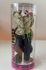 NEW 2004 Barbie Fashion Fever Plaid Top Hip Hugger Jeans Tube Outfit picture