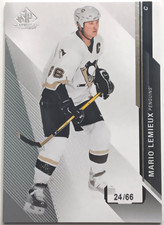 2014-15 SPGU True Base Jersey # Mario Lemieux 24/66 Pittsburgh Penguins  picture