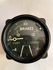 Brake pressure gage WW-2 aircraft picture
