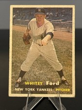 1957 Topps Whitey Ford #25 New York Yankees HOF picture