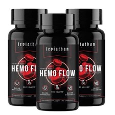 3Pcs-Leviathan Nutrition Hemo Flow Supplement Nattokinase with forNitric Oxide picture